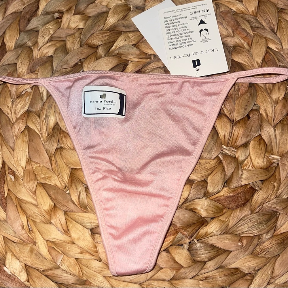 Donna L’oren Pink Low Rise Thong